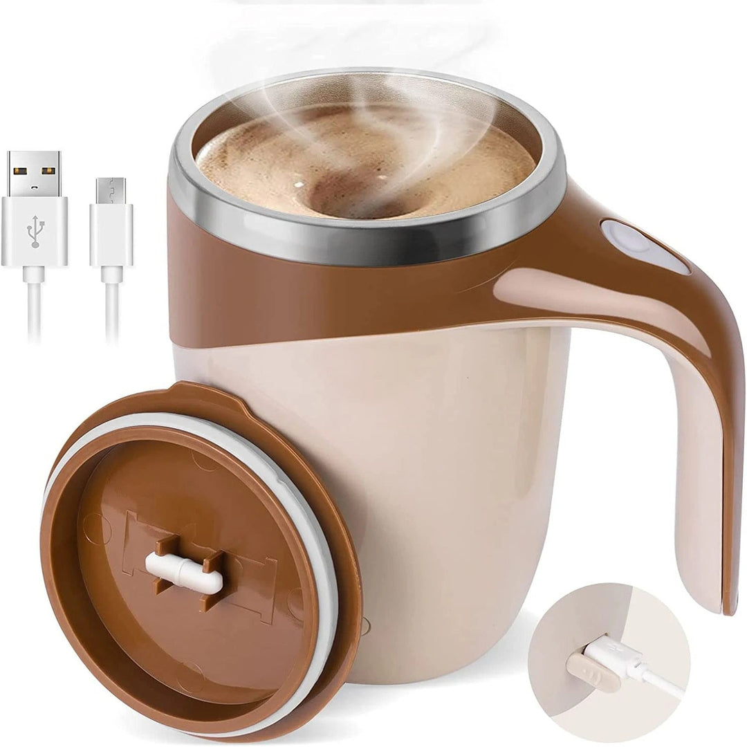 USB Rechargeable Magnetic Stirring Mug - MagStir-State of Style