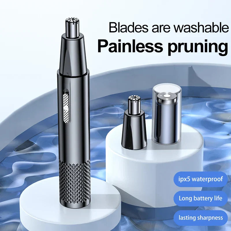 USB Rechargeable Nose Hair Trimmer - TrimPro-Blue-State of Style