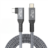 USB4 90° Angled Type-C Cable – 40Gbps, 240W Fast Charge & 8K Display (Buy 1, Take 1 FREE)-0.5m-USB4 40G 8K L1-State of Style