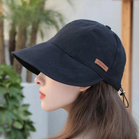 UV Protection Sun Hat for Women Foldable & Breathable – Alina (1+1 FREE)-Black-State of Style