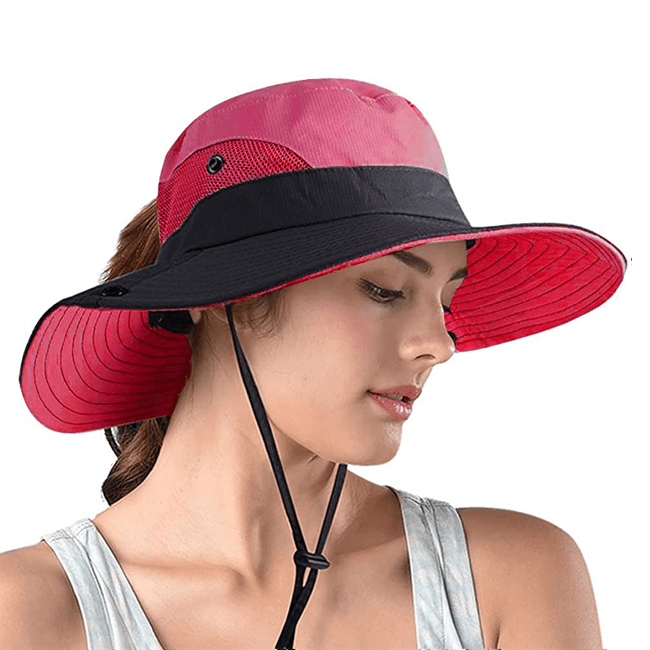 UV summer hat with visor – Foldable bucket hat (Buy 1, get 1 free)-Light pink-Light pink-State of Style