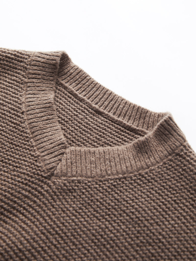 V-Neck Pullover for Women - Mila-Brown-XS-State of Style