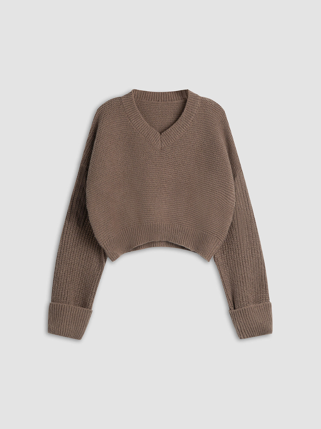 V-Neck Pullover for Women - Mila-Brown-XS-State of Style