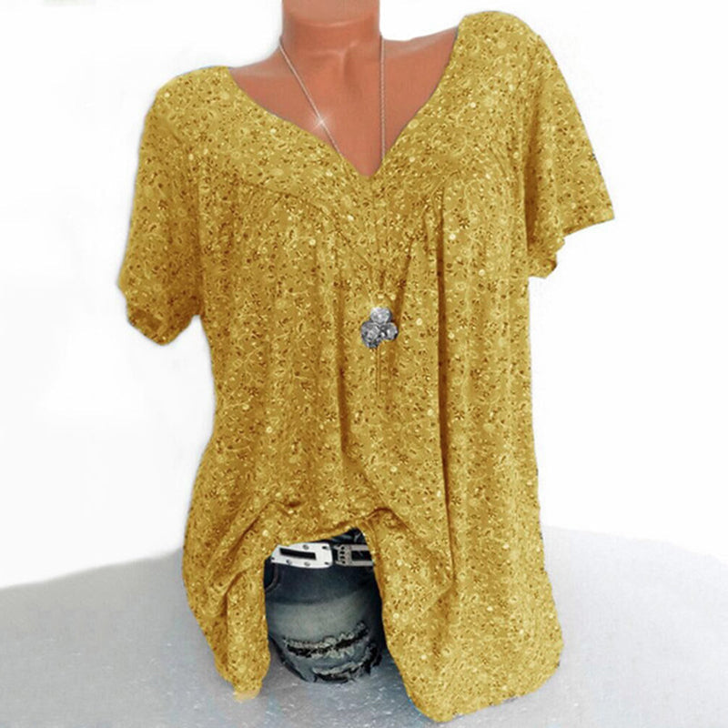 V-Neck Sweater for Women – Classic & Elegant Knitwear-Yellow-S-State of Style