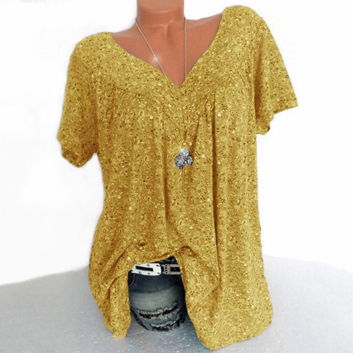 V-Neck Sweater for Women – Classic & Elegant Knitwear-Yellow-S-State of Style