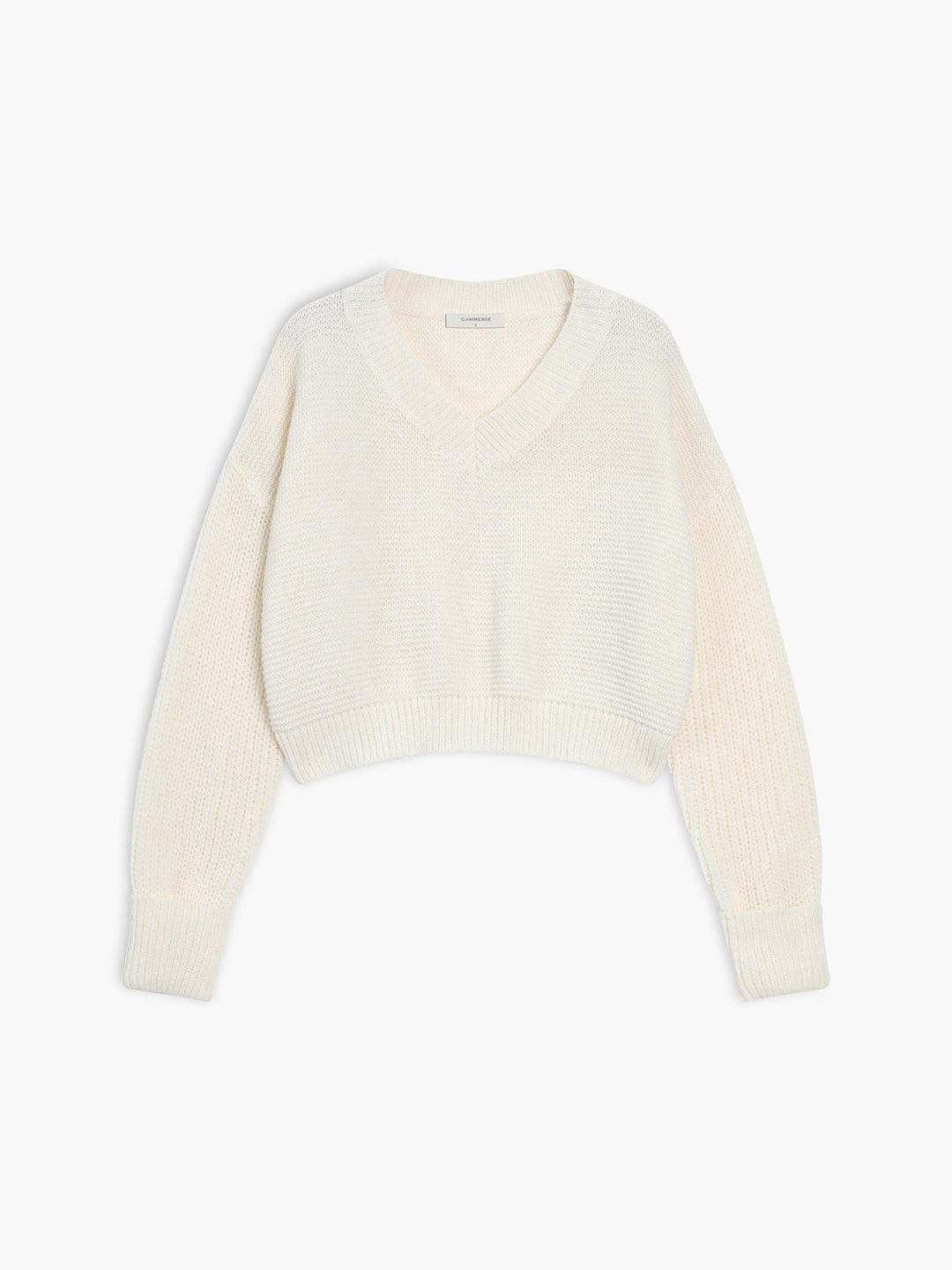 V-Neck Sweater for Women - Mila-White-XS-State of Style