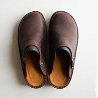 Val Orthopaedic Foot Relief Slippers-Chocolate-6.5-State of Style