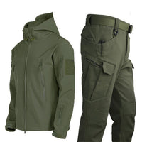 ValorTrek Tactical Men's Outdoor Clothing-Bundle offer! (Jacket + Pants)-Green-S-State of Style