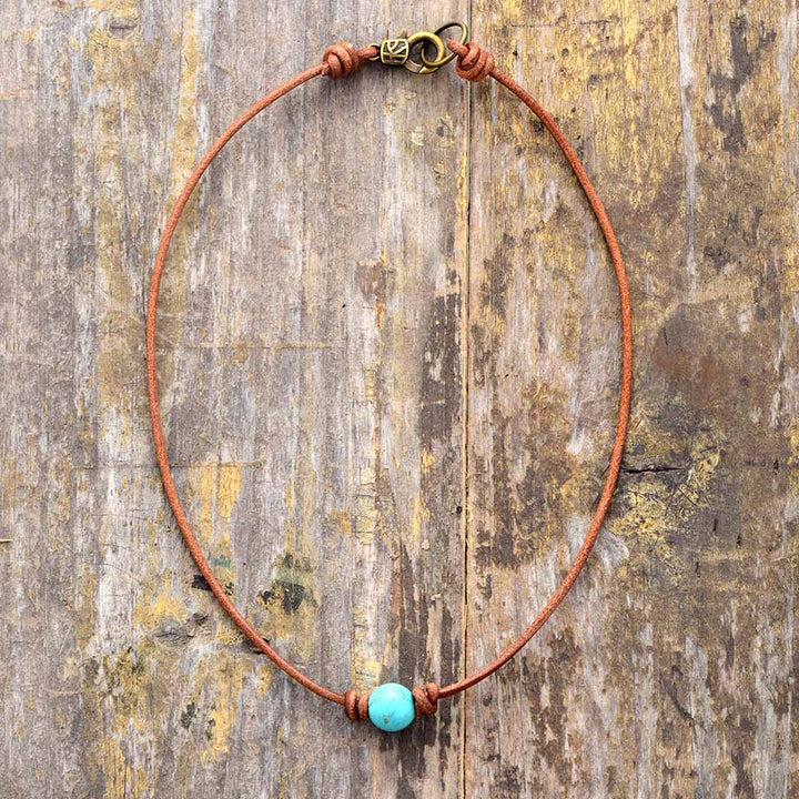 Valuable Turquoise Choker Necklace – Calista-State of Style