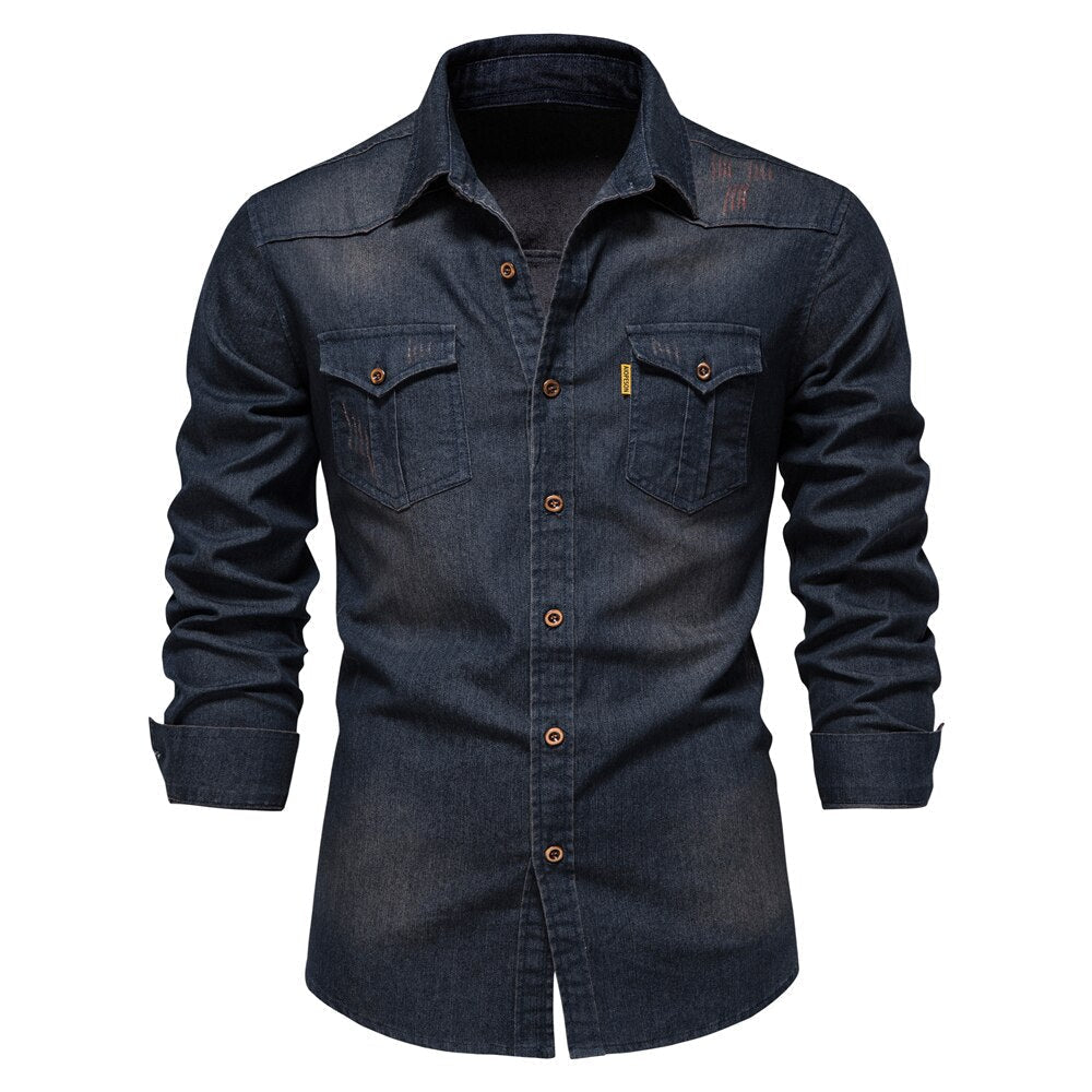 Denim Men's Shirt - Hugo