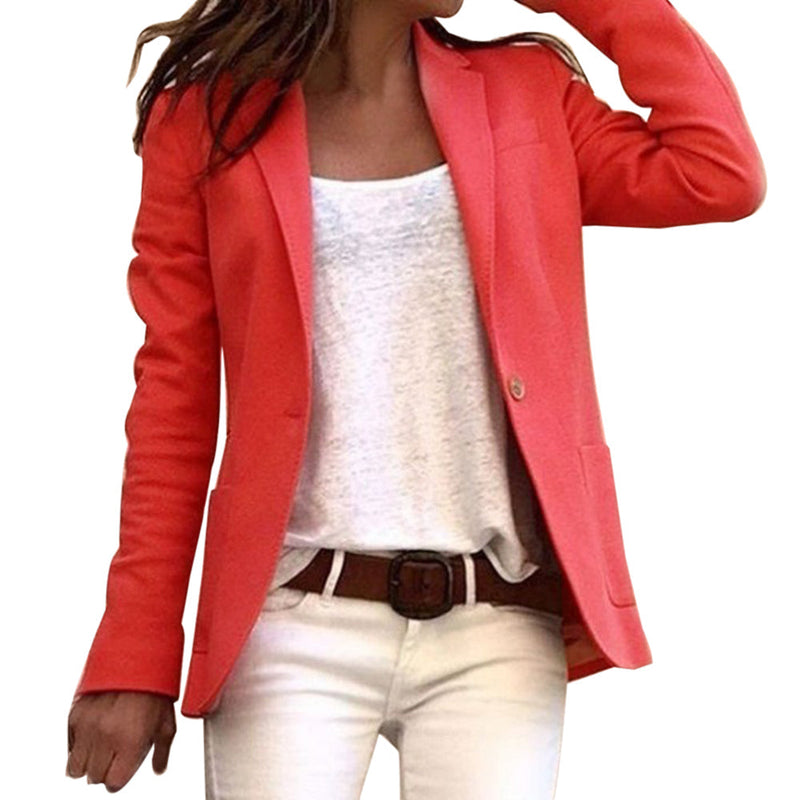 Light women's blazer with lapel collar – Autumn Wonder Maris