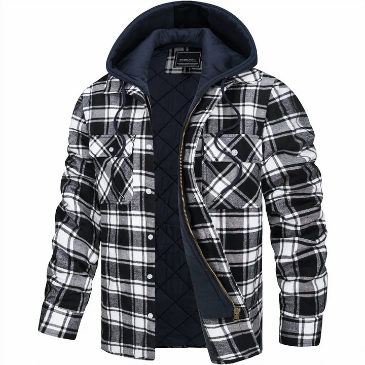 Men's Checked Autumn Jacket – Finn