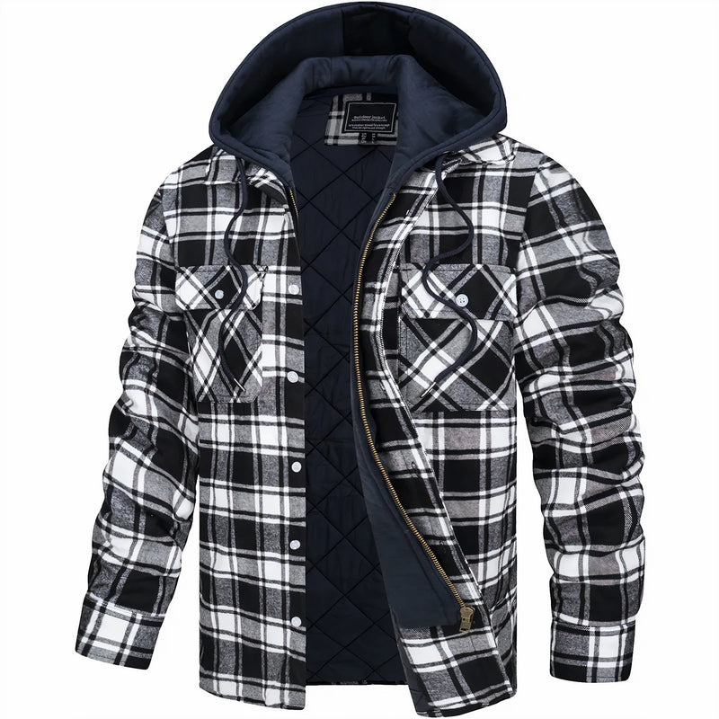 Men's Checked Autumn Jacket – Finn