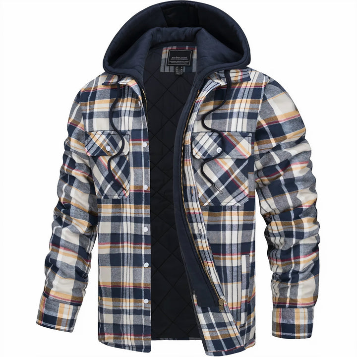 Men's Checked Autumn Jacket – Finn