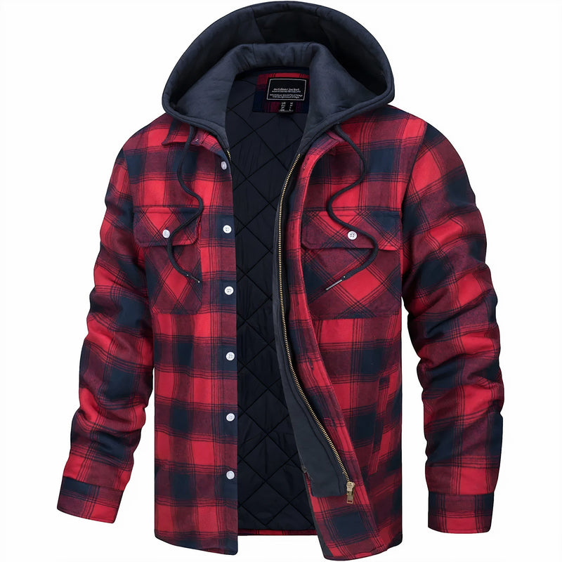 Men's Checked Autumn Jacket – Finn
