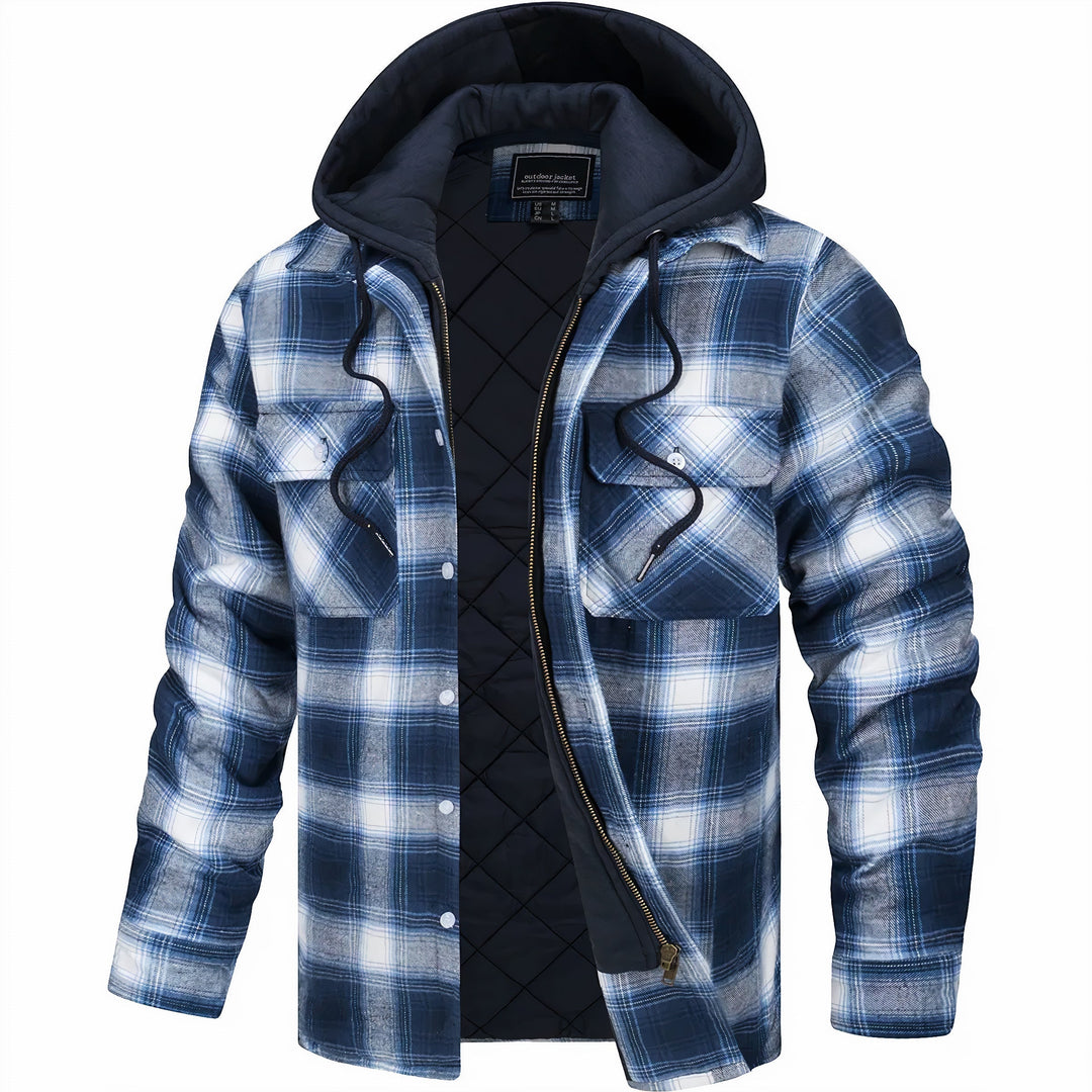 Men's Checked Autumn Jacket – Finn