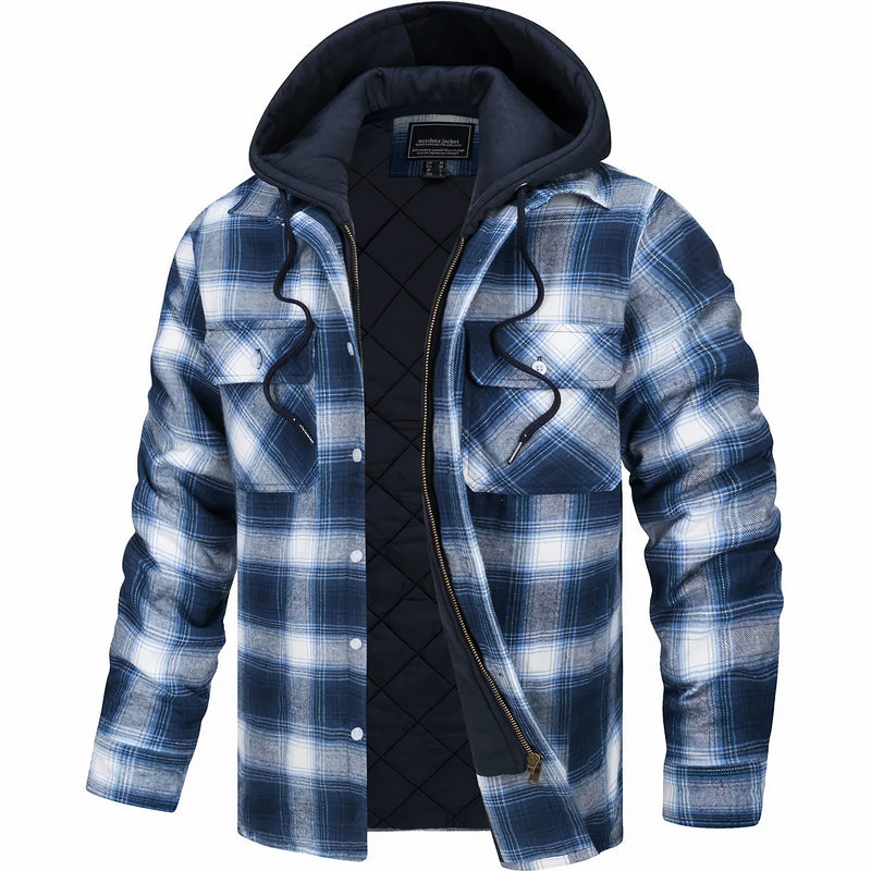 Men's Checked Autumn Jacket – Finn