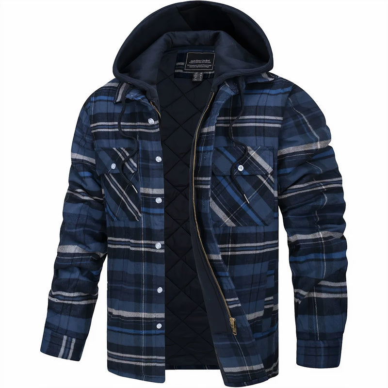 Men's Checked Autumn Jacket – Finn