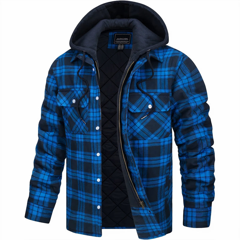 Men's Checked Autumn Jacket – Finn