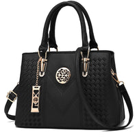 Vegan Leather Shoulder Bag - Eliza-Black-State of Style