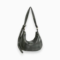 Vegan Leather Shoulder Bag - Serenity-Green-State of Style
