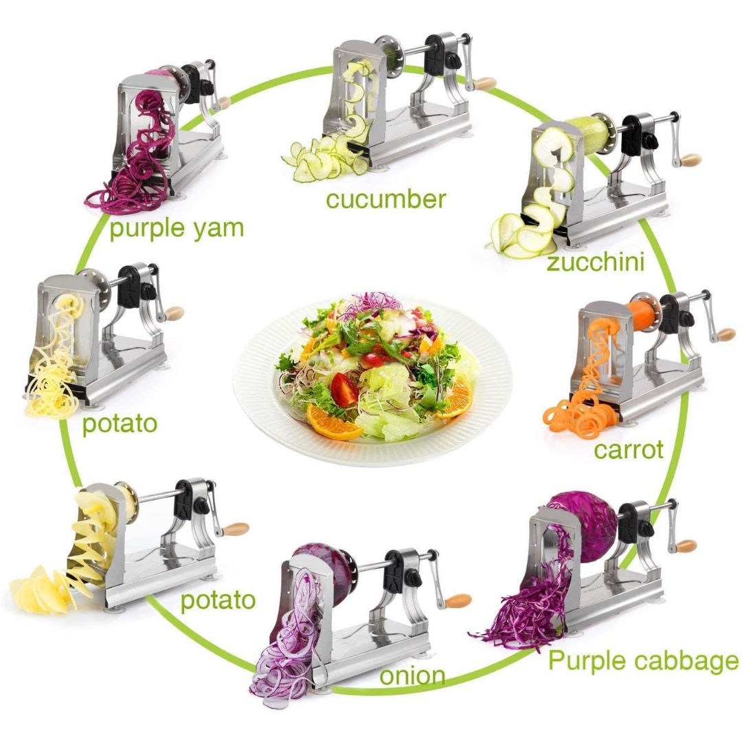 Vegetable Spiralizer with 6 Blades-State of Style