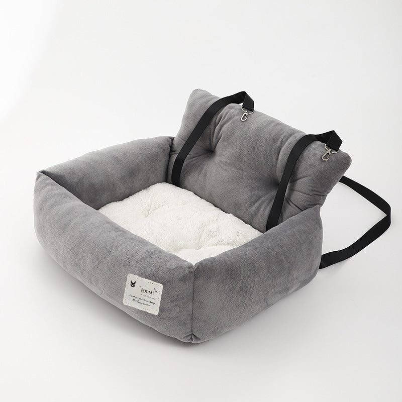 Veilige Honden Autostoel - CozyCanine-Grey-S (44x35x27cm)-State of Style