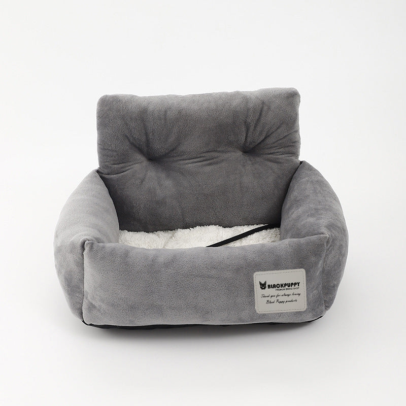 Veilige Honden Autostoel - CozyCanine-Grey-S (44x35x27cm)-State of Style
