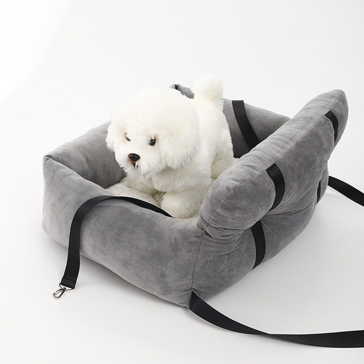 Veilige Honden Autostoel - CozyCanine-Grey-S (44x35x27cm)-State of Style