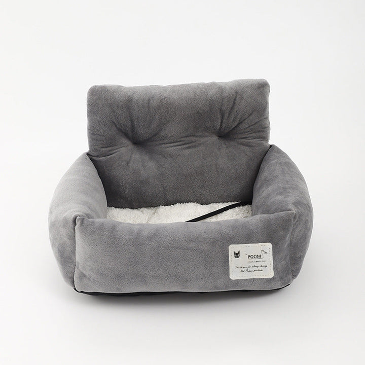 Veilige Honden Autostoel - CozyCanine-Grey-S (44x35x27cm)-State of Style
