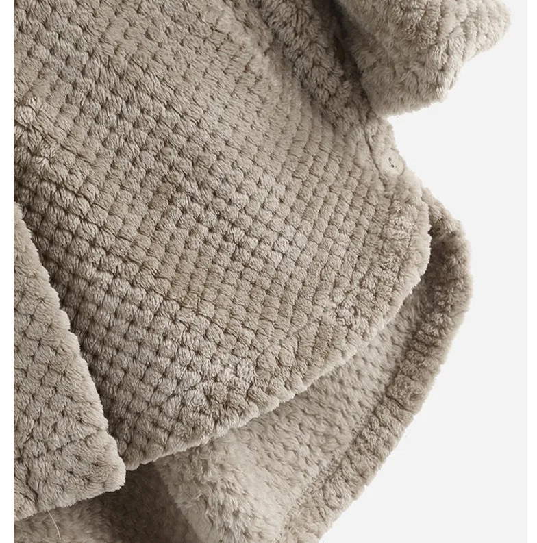 Velvet Chic Plus-Size Winter Coat with Hood-Wine Red-2XL-State of Style