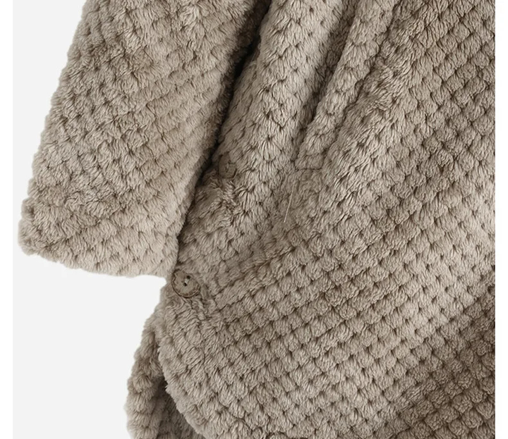 Velvet Chic Plus-Size Winter Coat with Hood-Wine Red-2XL-State of Style