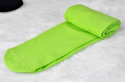 Velvet Dance Leotard for Children-Yellow-green-S-State of Style