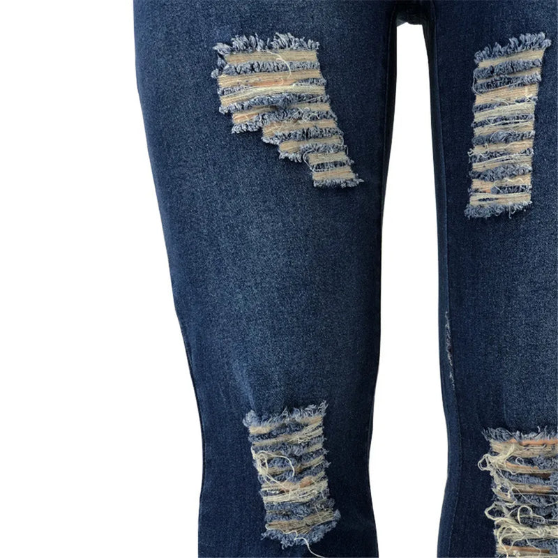 Velvet Plus-Size Stretch Flared Jeans-Light Blue-2XL-State of Style