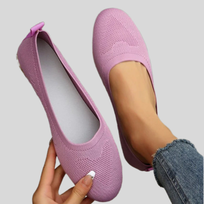 Vera – Classic Well-Fitting Closed-Toe Shoes-Pink-5.0-State of Style