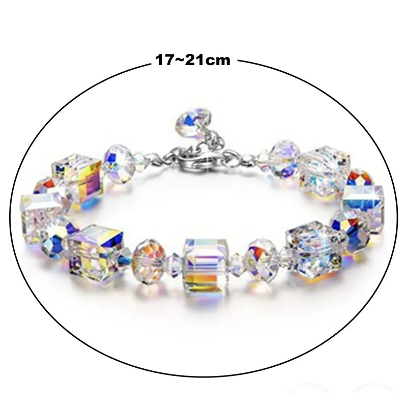 Versatile Cubic Crystal Bracelet-State of Style