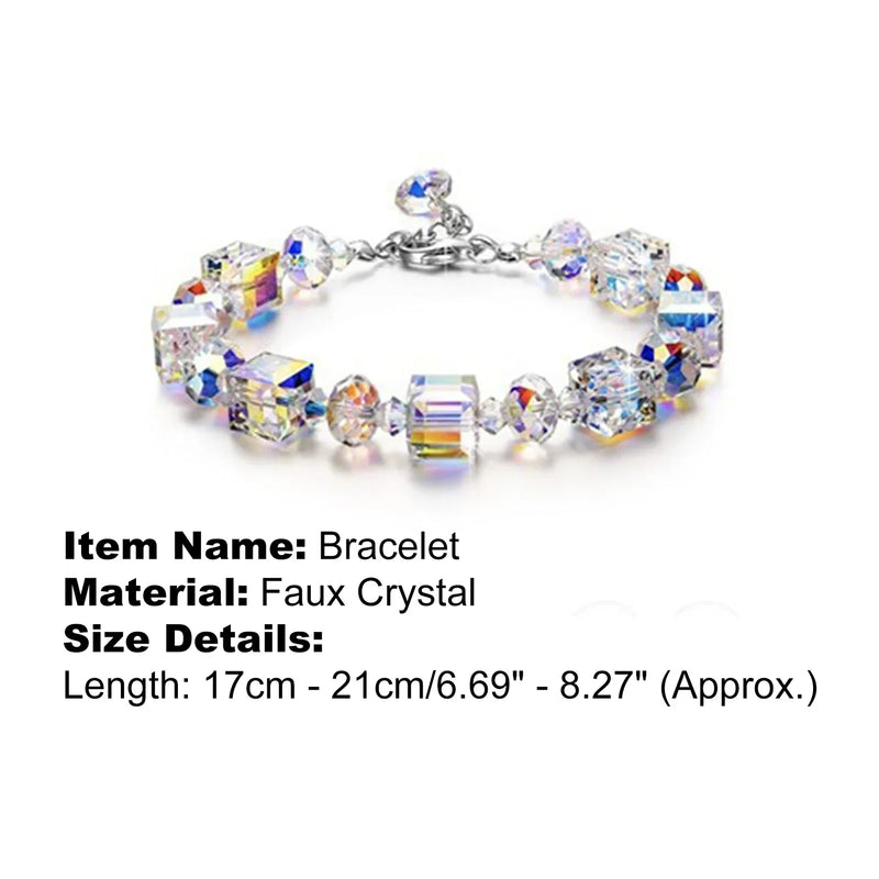 Versatile Cubic Crystal Bracelet-State of Style