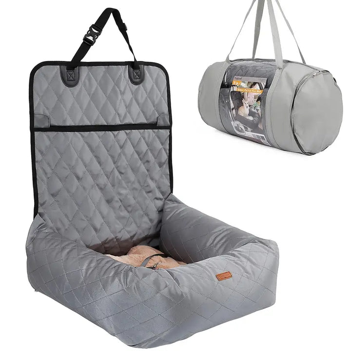Versatile Dog Car Seat - SafeRide-Grey-State of Style