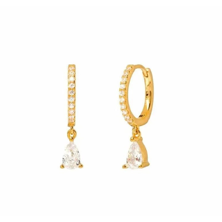 Versatile Earring Set - Aurora-Gold-Modern CZ Hoop-State of Style