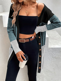 Versatile Long Sleeve Vest - Celeste-Green-S-State of Style