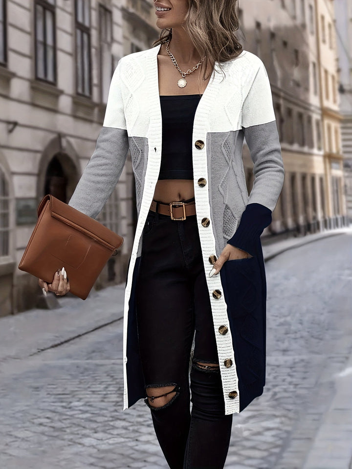 Versatile Long Sleeve Vest - Celeste-Grey-S-State of Style