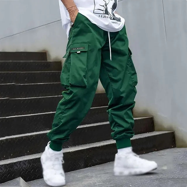 Versatile Men's Cargo Pants - Jens-Black-M-State of Style