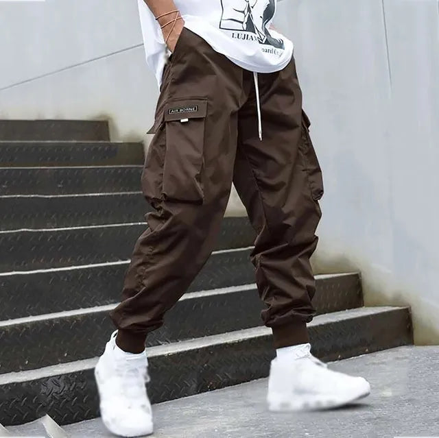 Versatile Men's Cargo Pants - Jens-Black-M-State of Style