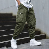 Versatile Men's Cargo Pants - Jens-Olive Green-M-State of Style