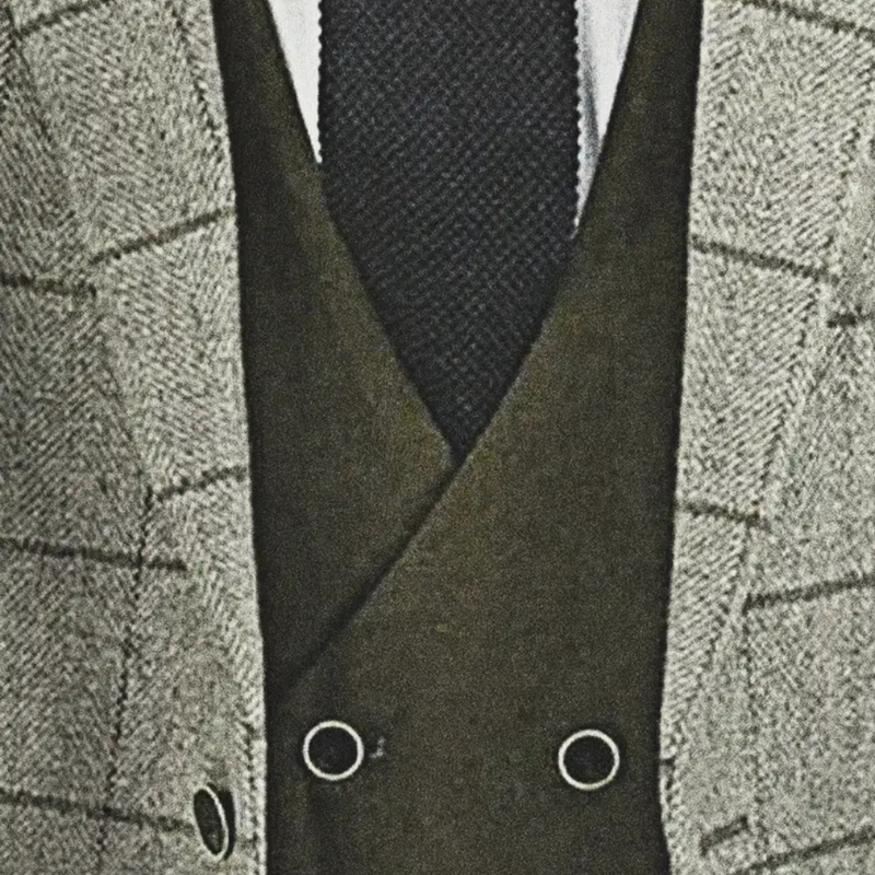 Versatile Men's Hoodie with Check Pattern - Lucian-S-State of Style