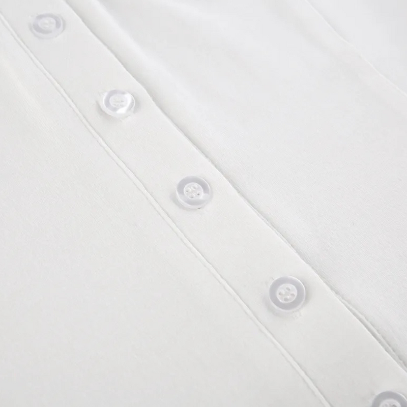 Versatile White Ladies Blouse - Nova-XS-State of Style