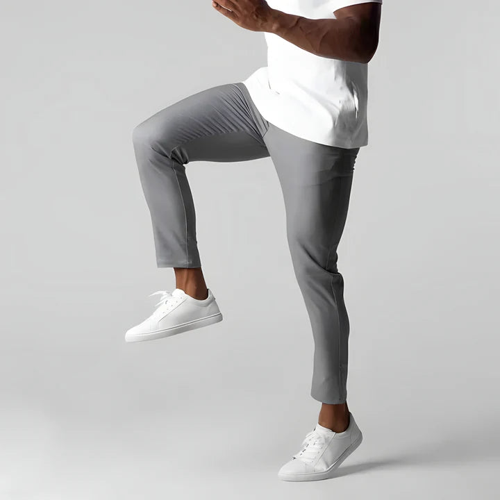 Versatile Wrinkle-Free Trousers | Stretch Mobility Pants-Black-XS-State of Style