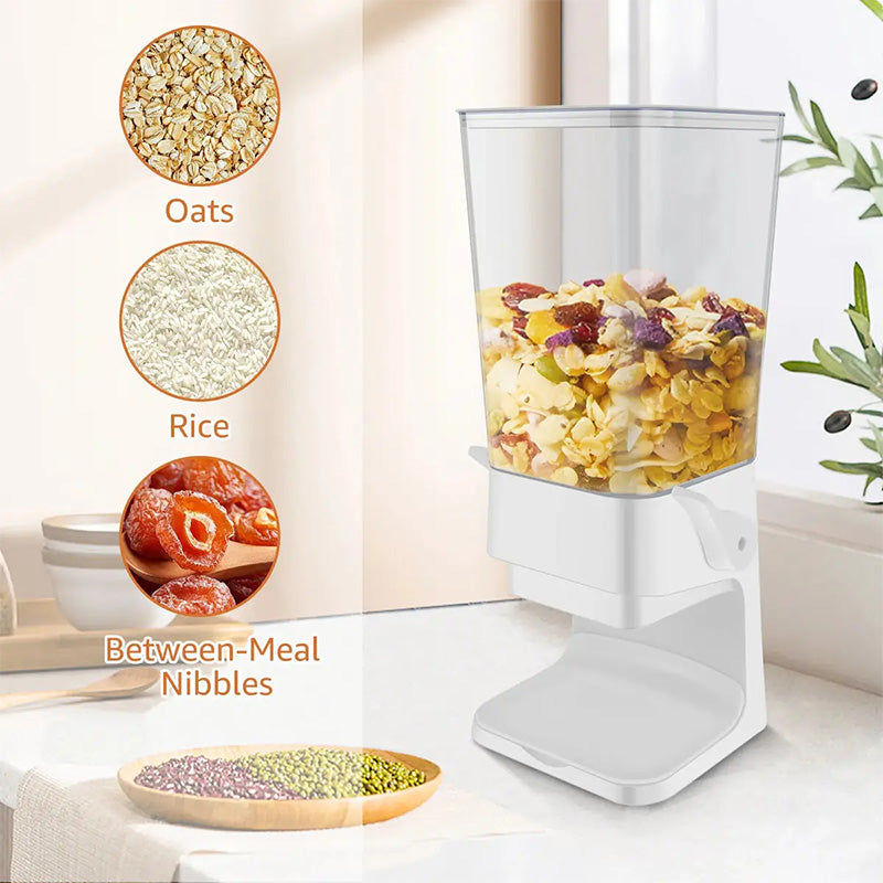 Vertical Grain Dispenser - CerealKeeper-Black-State of Style