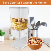 Vertical Grain Dispenser - CerealKeeper-Black-State of Style
