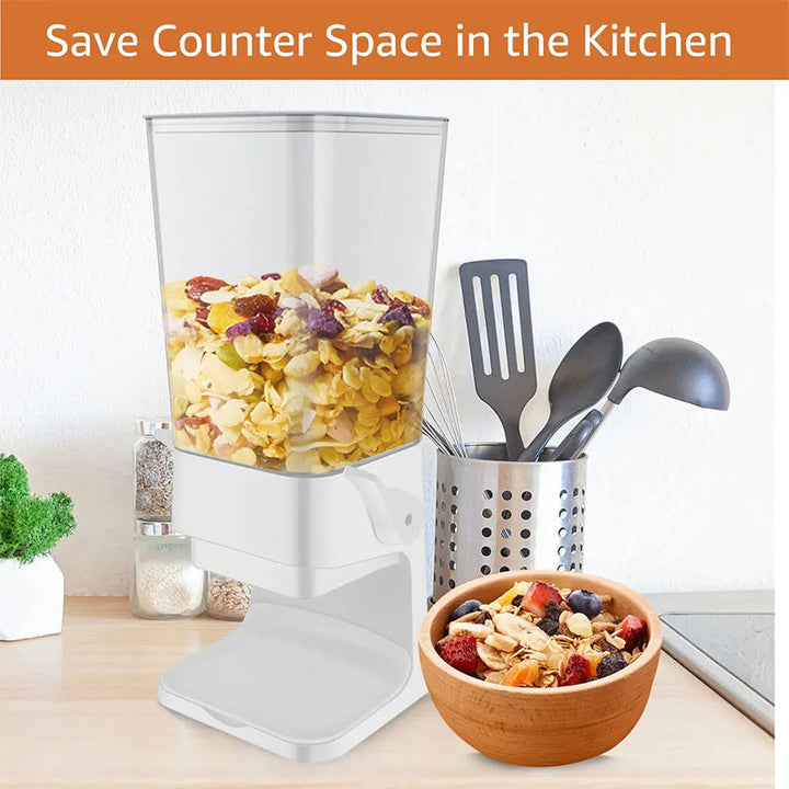 Vertical Grain Dispenser - CerealKeeper-Black-State of Style